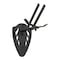 Allen Co EZ Mount Skull Hanger, Fixed, Black 7227 - alternate 9